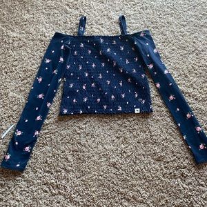Long Sleeve Smocked Shirt